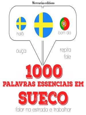 cover image of 1000 palavras essenciais em sueco
